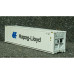 N Scale 1/160 Hapag lloyd 40ft hc reefer 