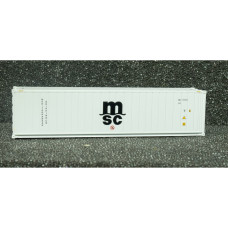 N Scale 1/160 MSC 40ft hc reefer 