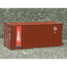 N Scale 1/160 Transamerica 20ft container 