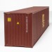 OO Gauge MSC Brown 40ft high cube 