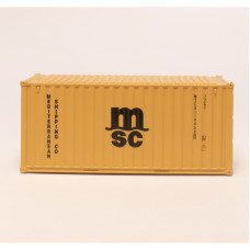 MSC 20ft Dry Box N Gauge 