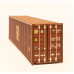MSC 40ft HC Brown N Gauge 