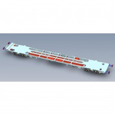 2 X N Gauge FSA outer  Railfreight Distribution  Intermodal wagons 